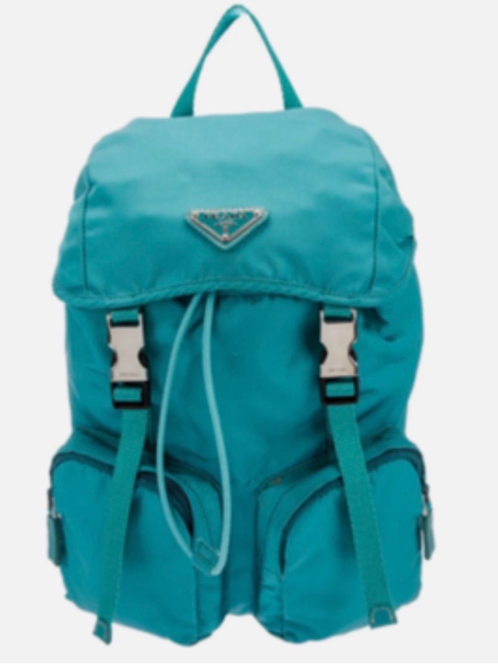 Turquoise Vintage Nylon Prada Backpack